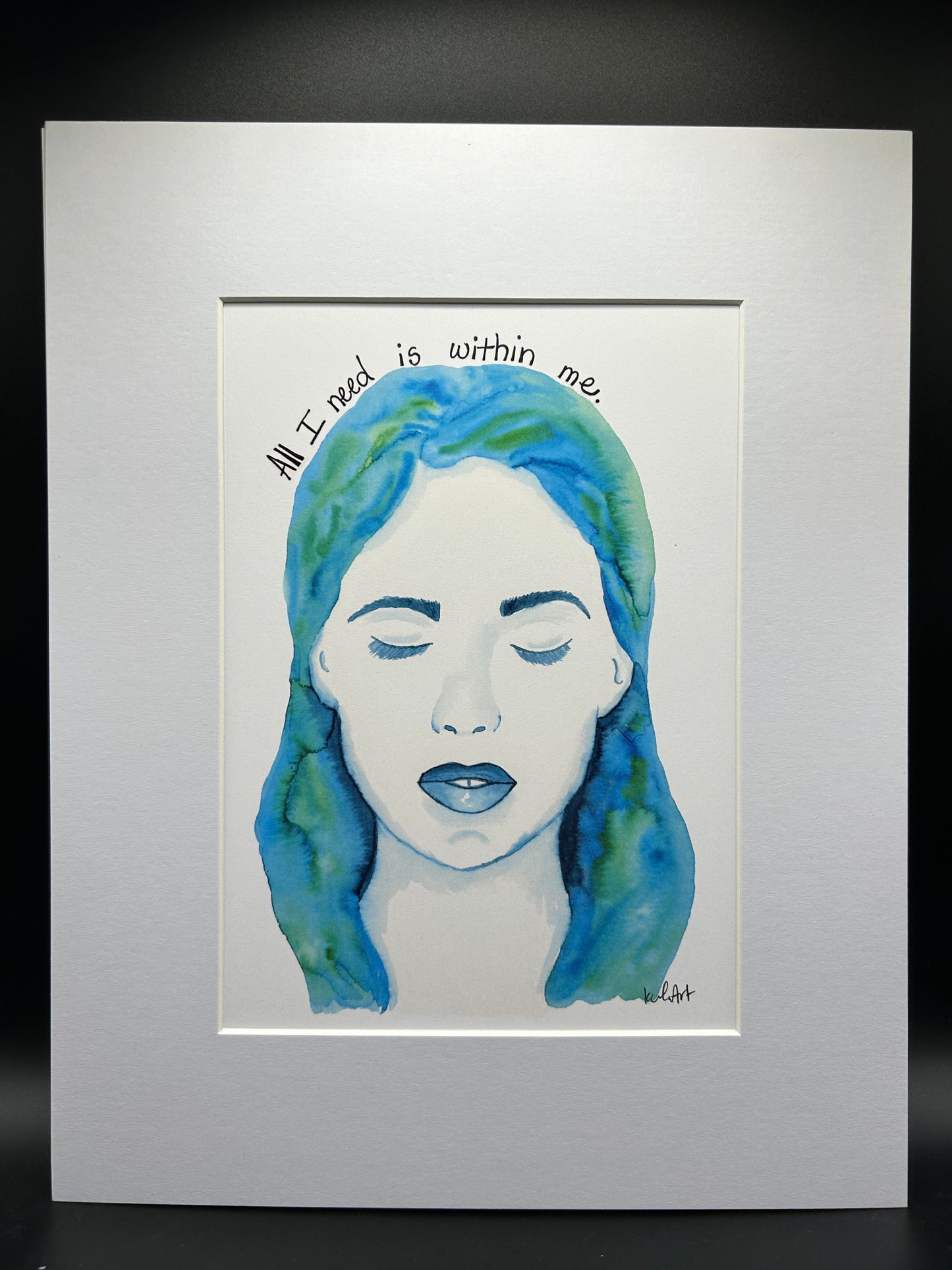 All I Need is Within Me - Watercolor Large Print