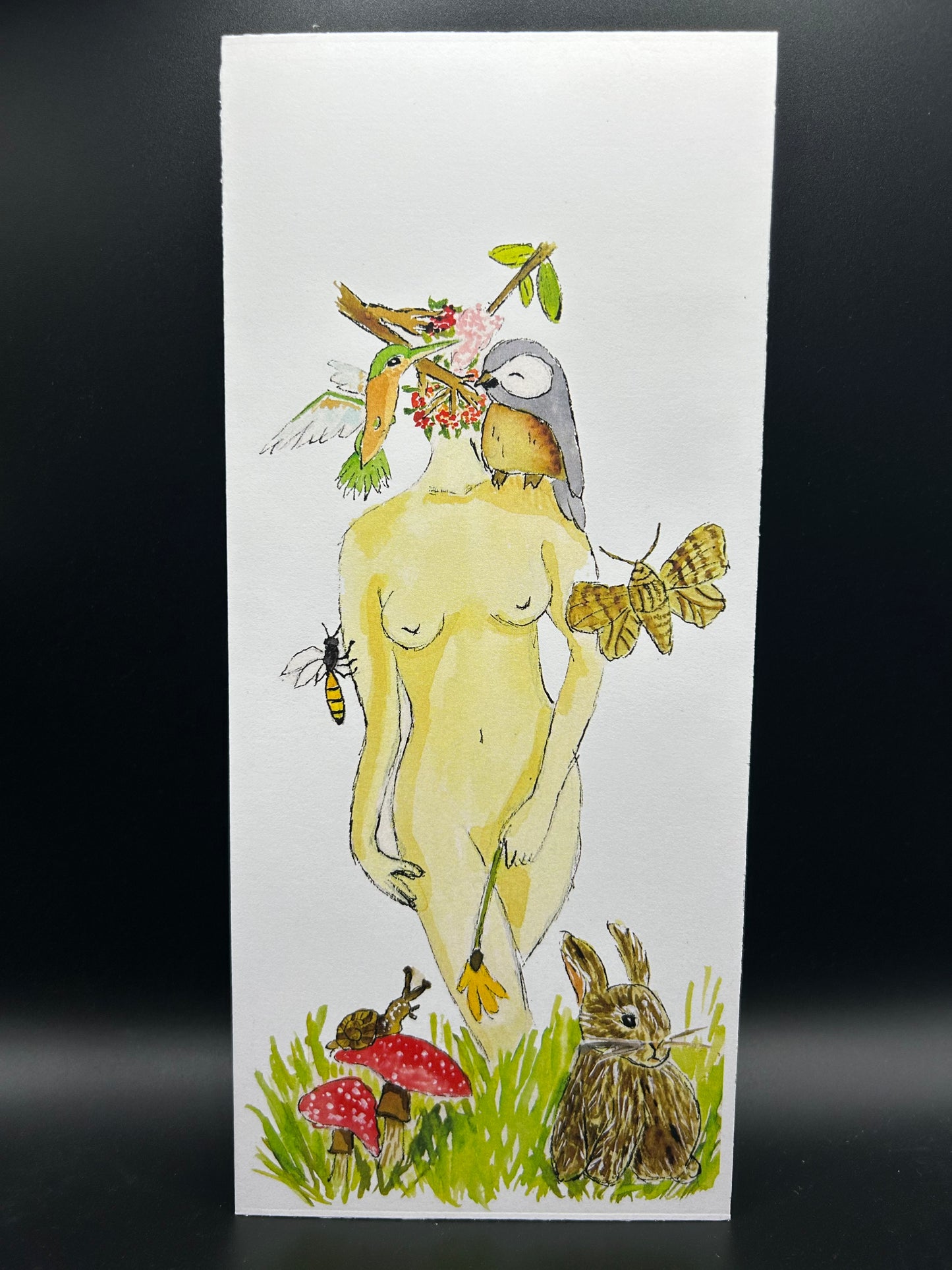 Creature Embodiment - Watercolor Card