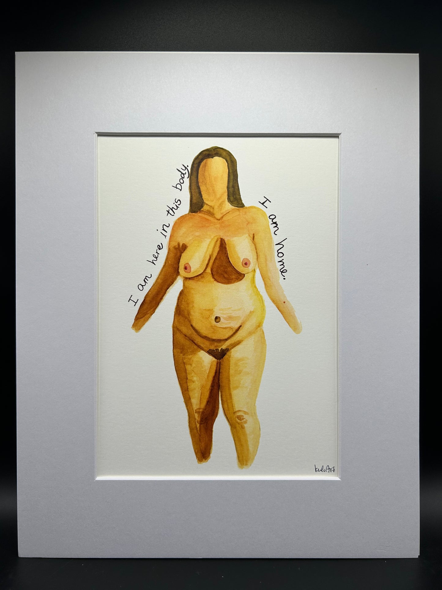 I Am Home - Watercolor Large Print