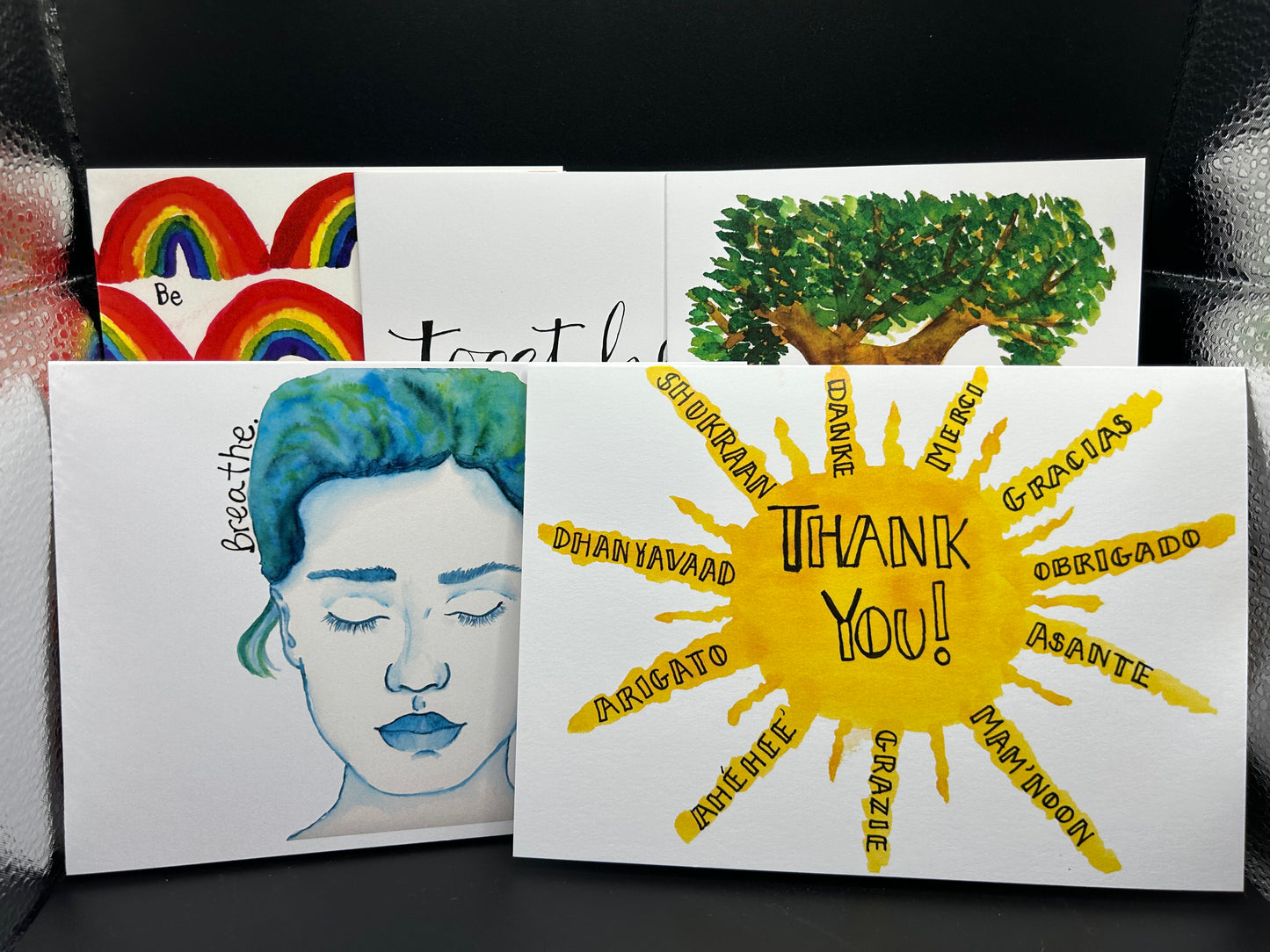 *Multi-Card Option - Choose Any Five Watercolor Cards*