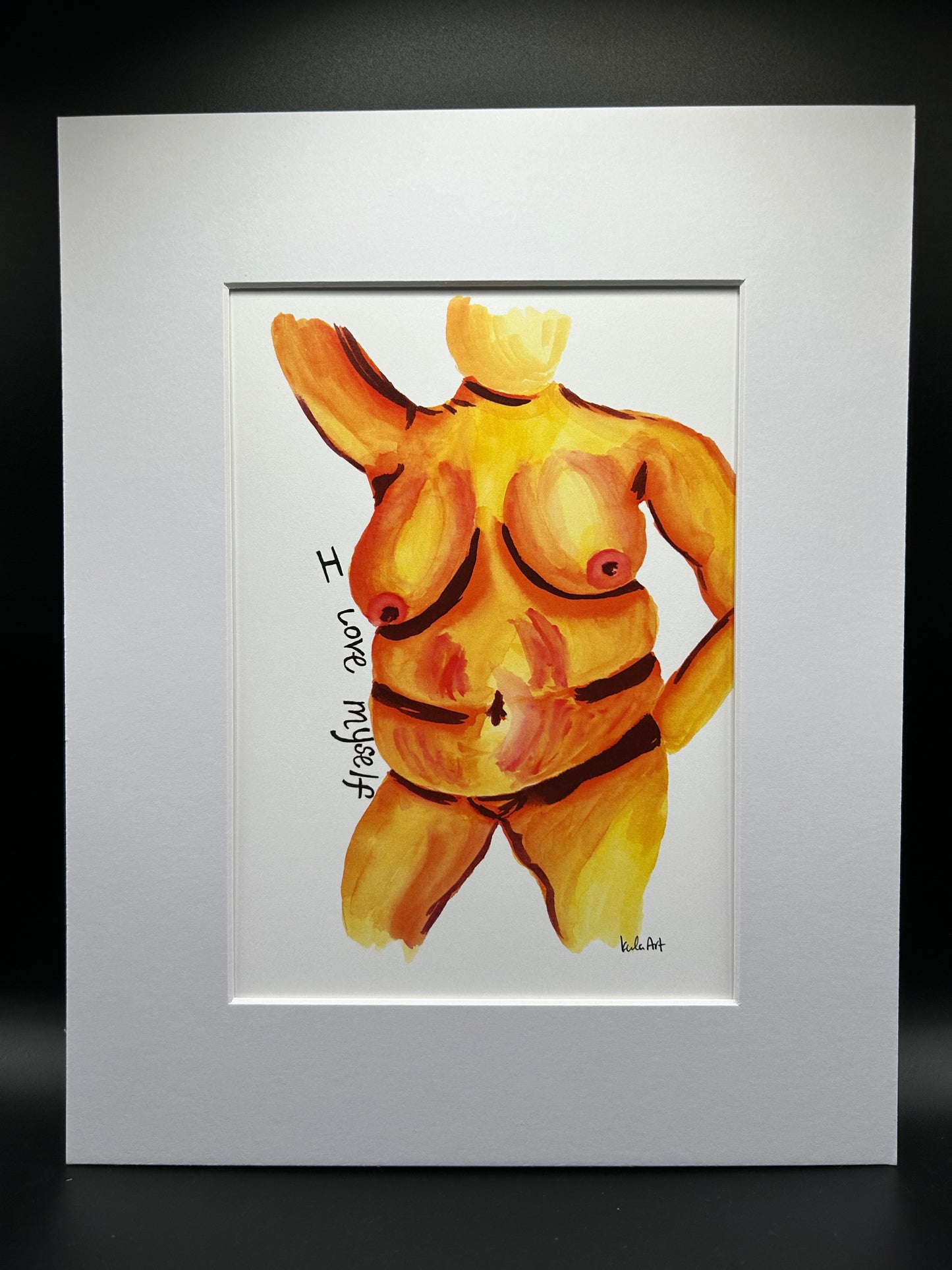 I Love Myself Part 2 - Watercolor Large Print