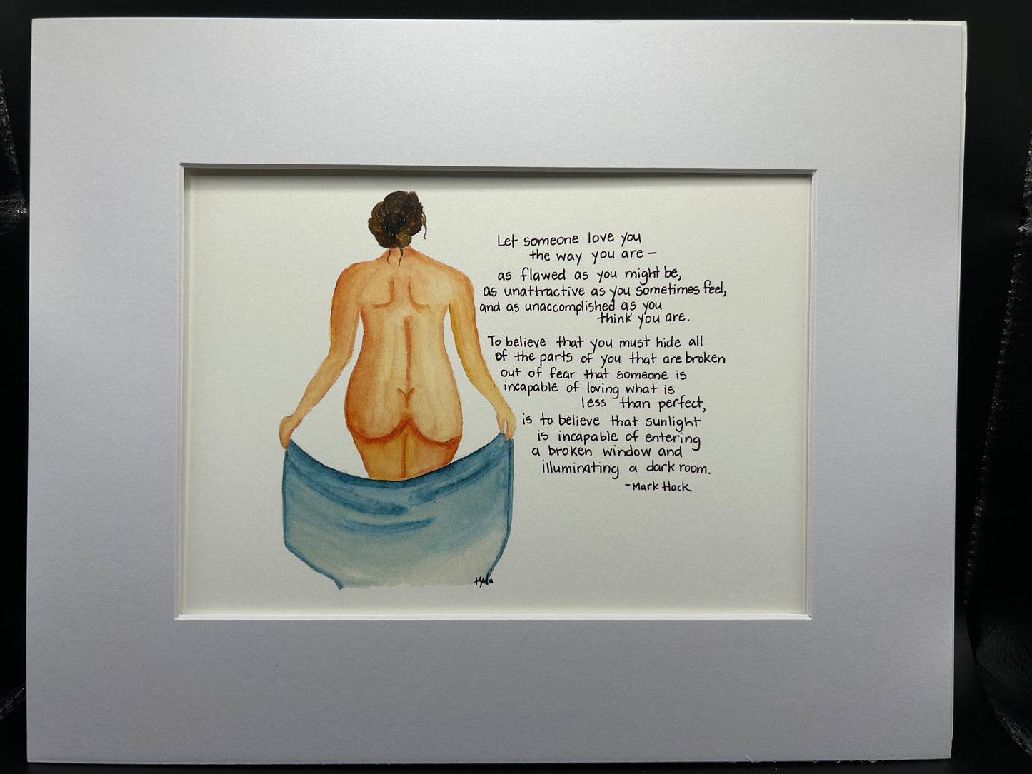 Let Someone Love You - Watercolor Large Print