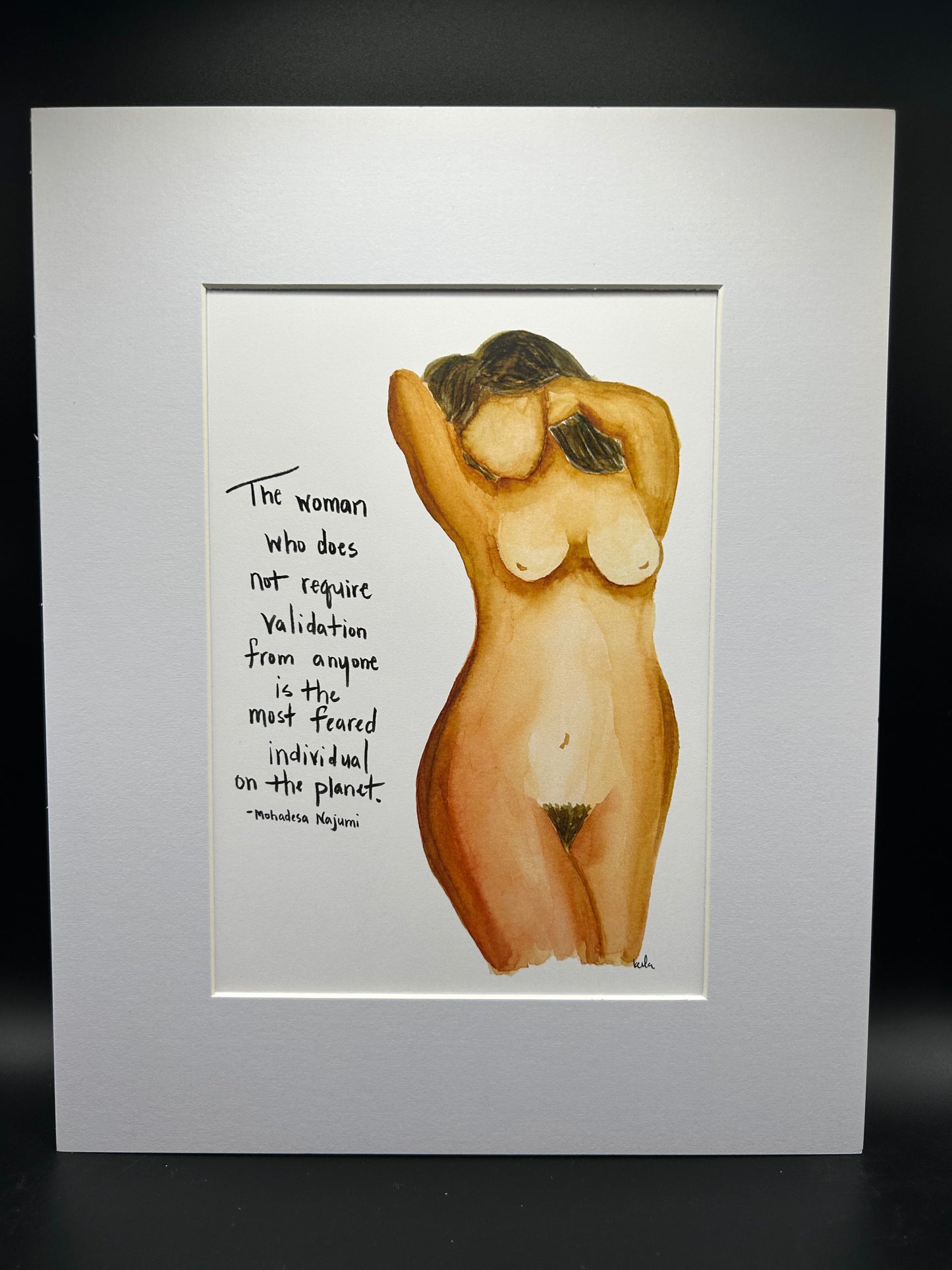 No Validation Necessary - Watercolor Large Print