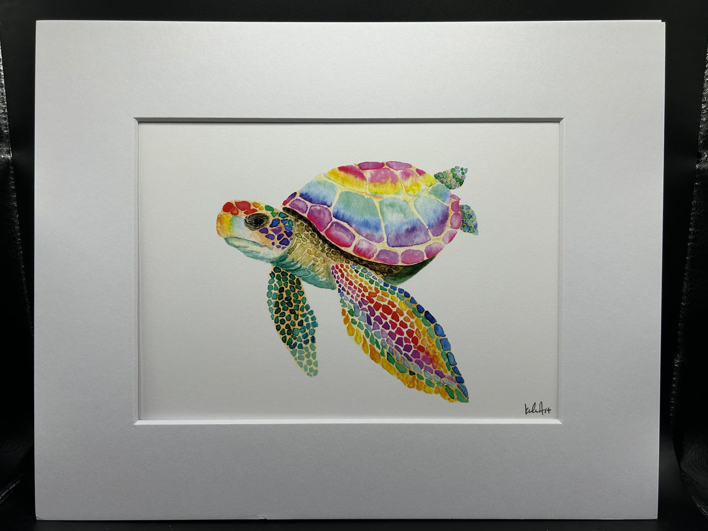 Sea Turtle - Watercolor Large Print