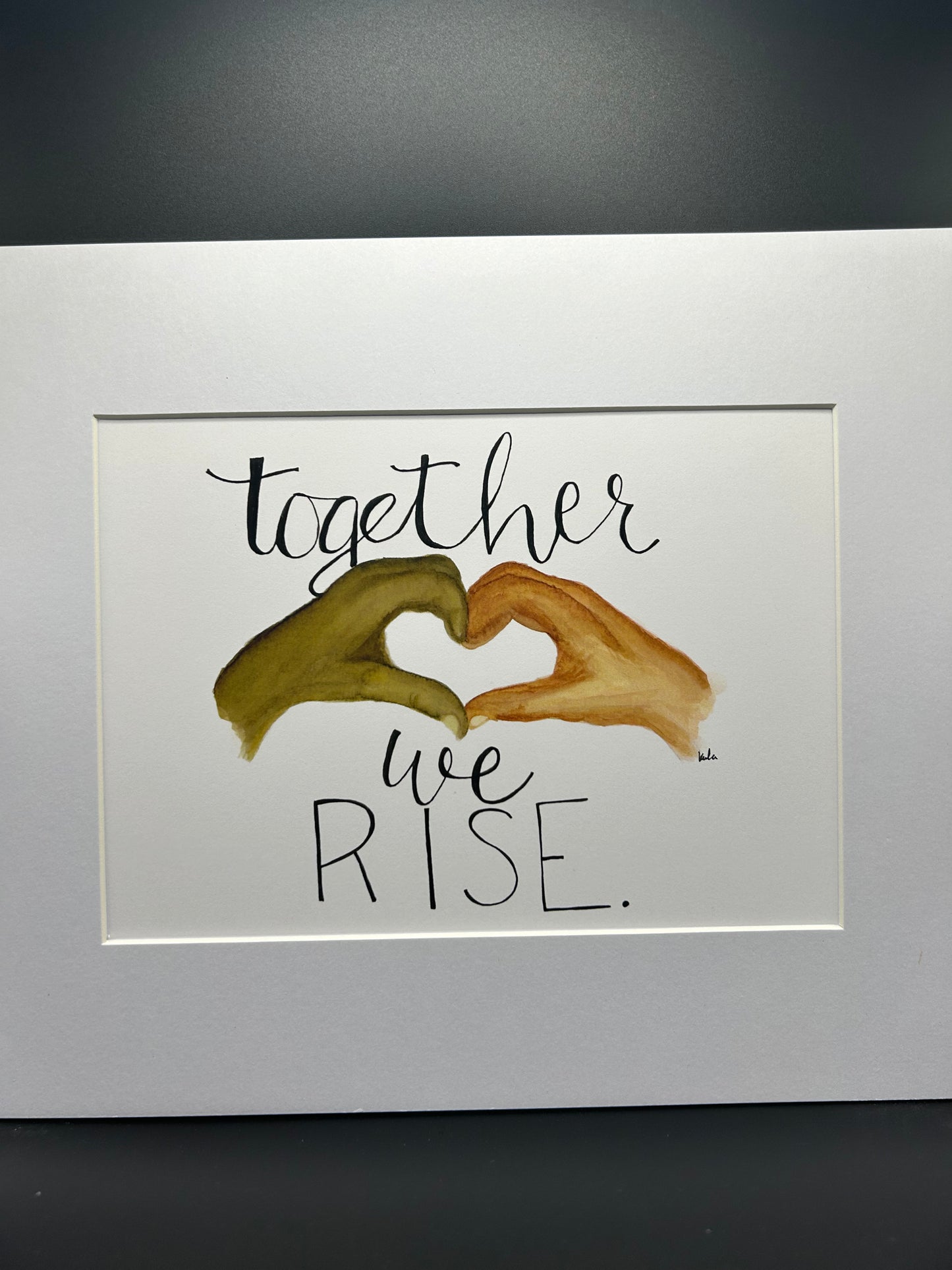 Together We Rise - Watercolor Large Print
