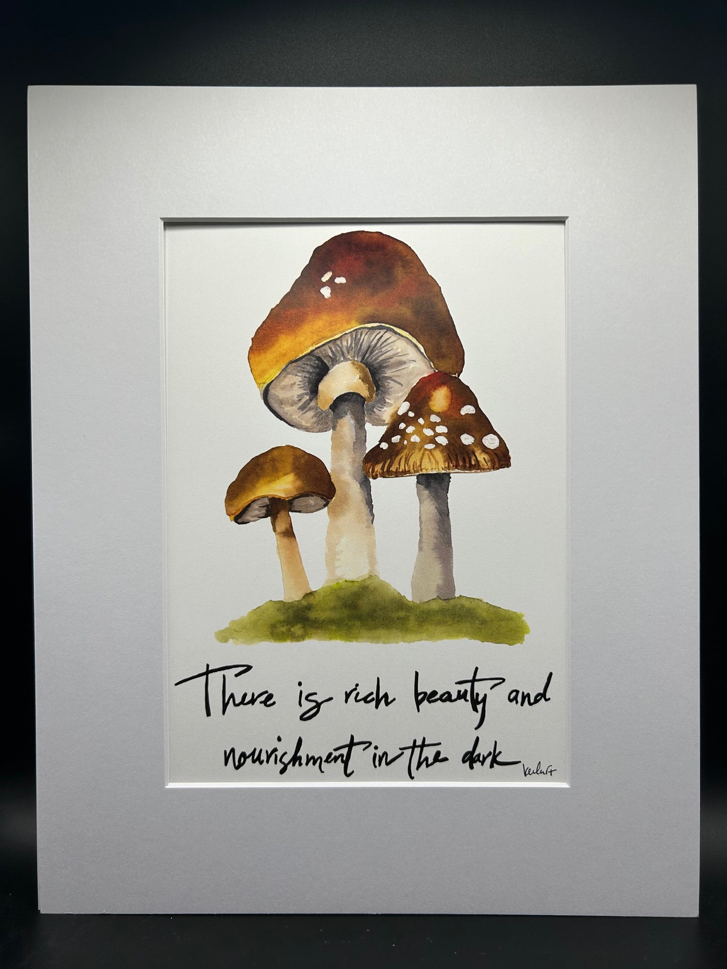 Beauty in the Dark - Watercolor Small Print