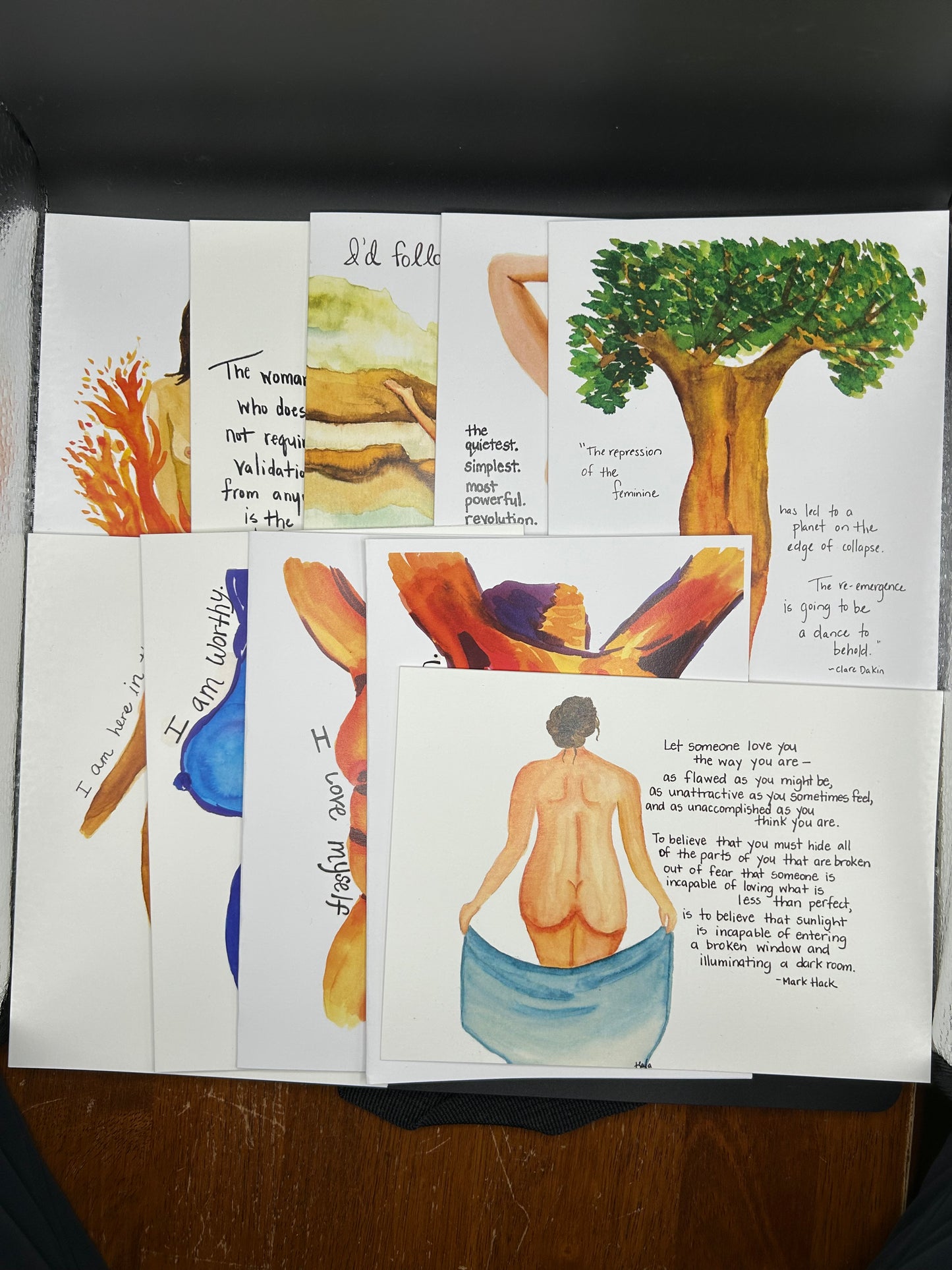 Embodiment Pack (10 cards) - Watercolor
