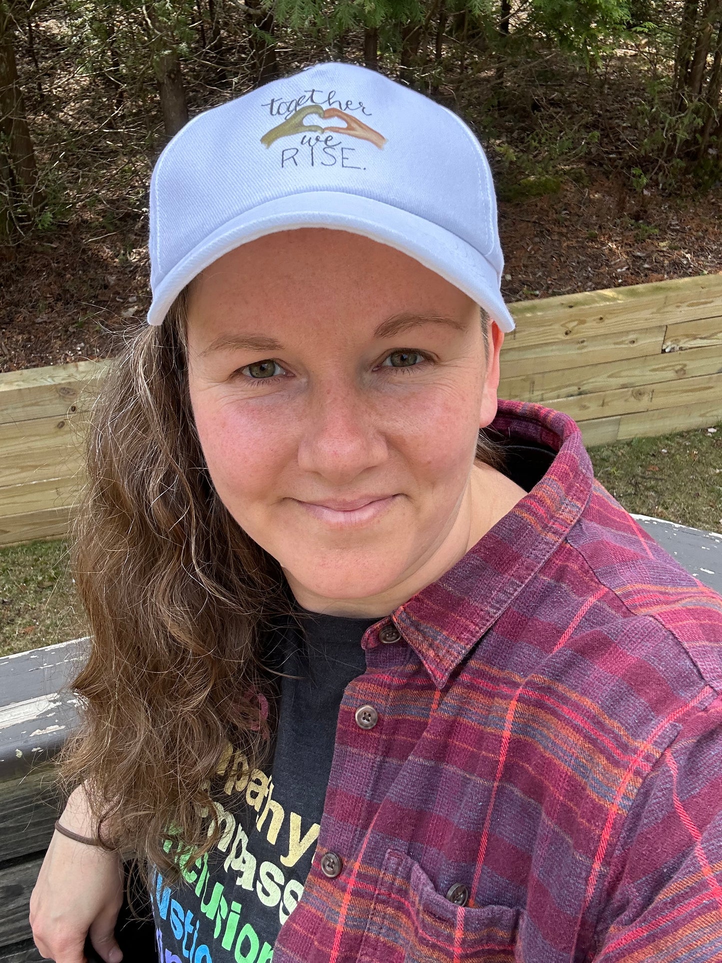 Together We Rise Hat - watercolor