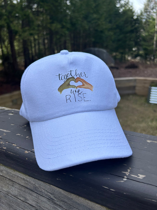 Together We Rise Hat - watercolor