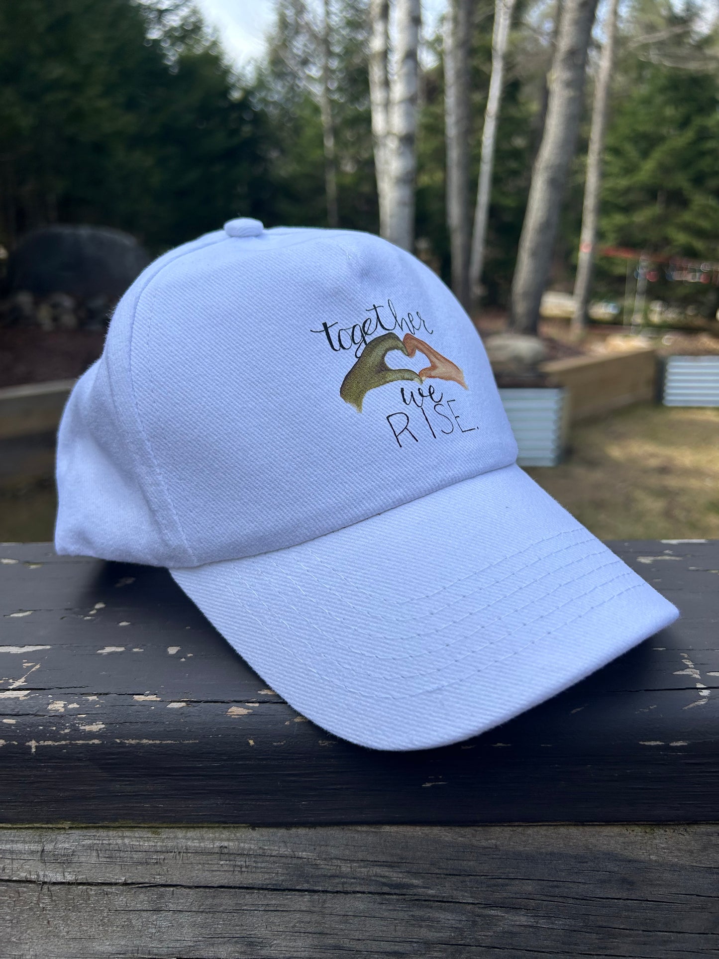 Together We Rise Hat - watercolor