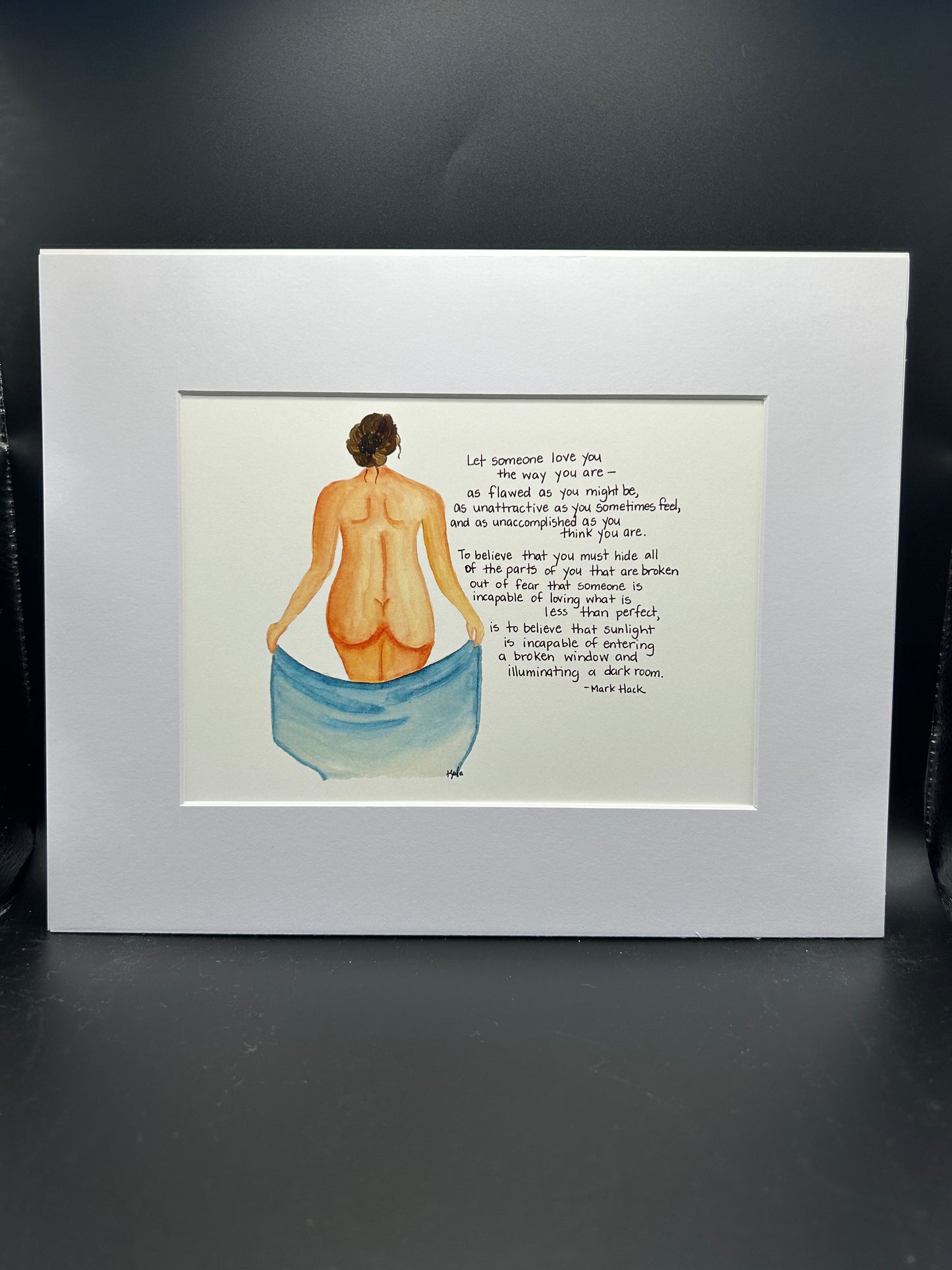 Let Someone Love You - Watercolor Large Print