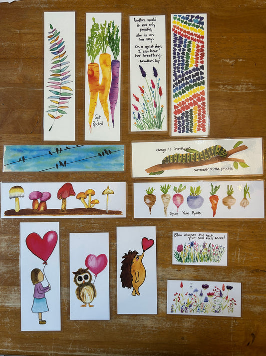 Bookmarks - Choose Two - Watercolor