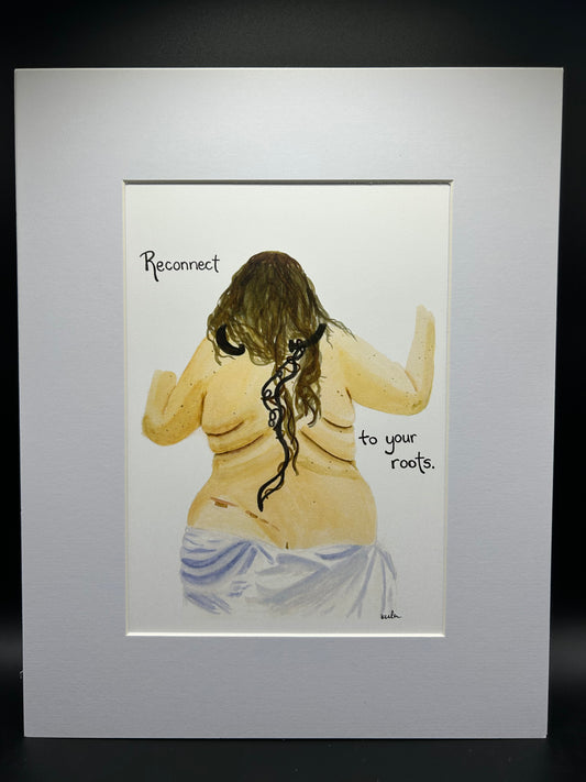 Reconnect - Watercolor Small Print