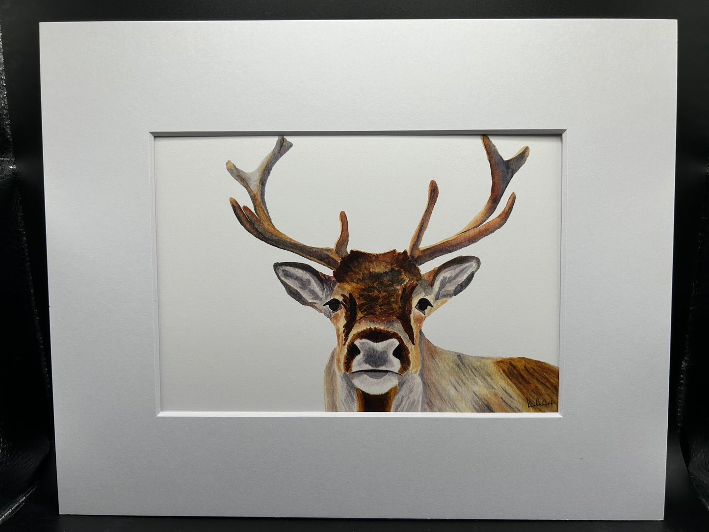 Reindeer - Watercolor Large Print