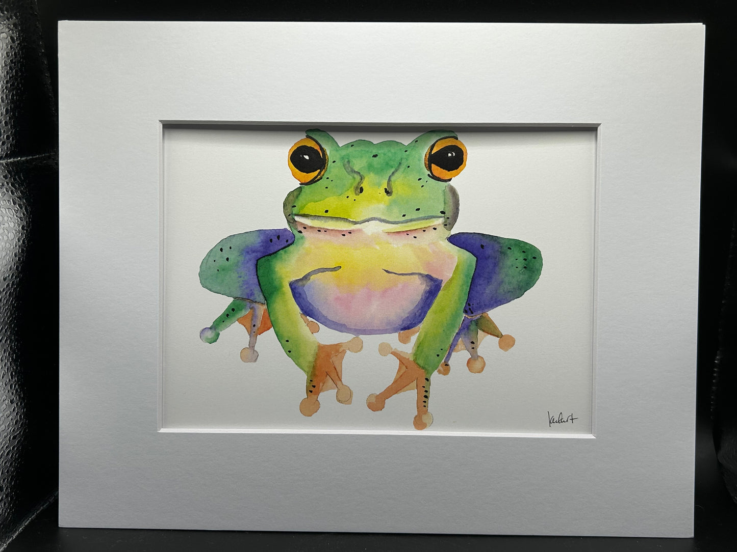 Ribbit - Watercolor Large Print