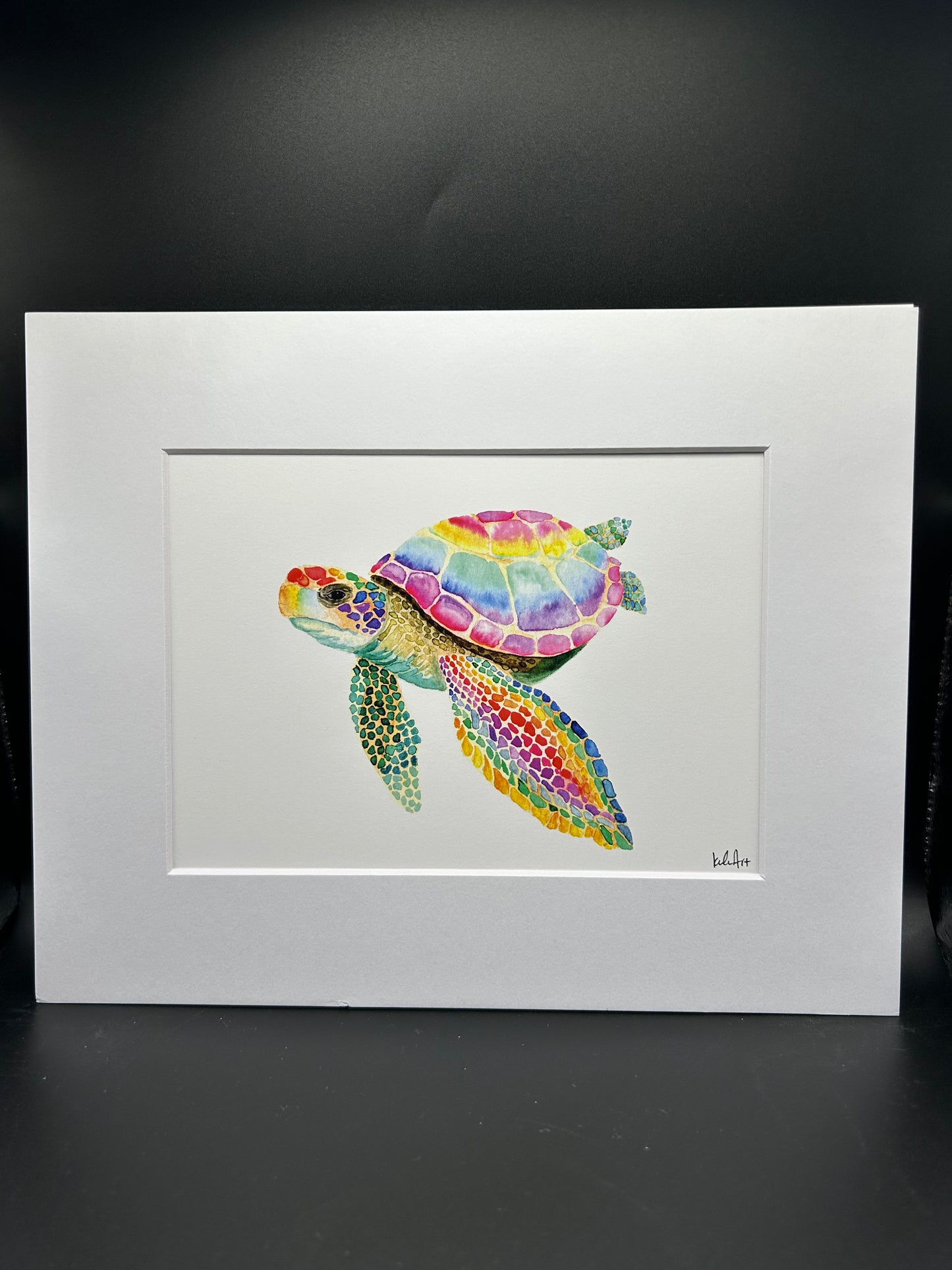 Sea Turtle - Watercolor Large Print