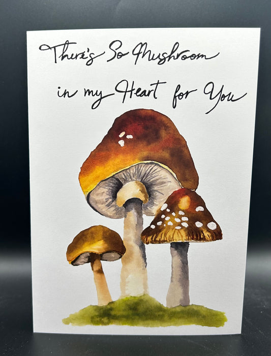 So Mushroom - Watercolor Card